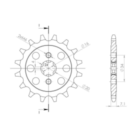 Supersprox / JT Front sprocket 1903.12 12t