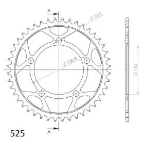 Supersprox Rear sprocket 7,44