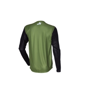 Just1 J-Essential Off Road Shirt For Men Army Black/White 