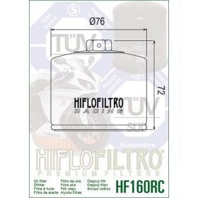 Oil filter HIFLO HF160RC BIMOTA BB/ BMW F/ K/ R/ S/ HUSQVARNA NUDA 650-1300cc 2007-2020