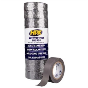 HPX izoliacinė juosta pilka 19 mm x 10 m