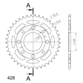 Supersprox / JT Rear sprocket 269.41 41t