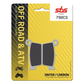 Sbs Brakepads 790CS Carbon Silver APRILIA / FANTIC / KAWASAKI / SHERCO / SUZUKI / TM / YAMAHA