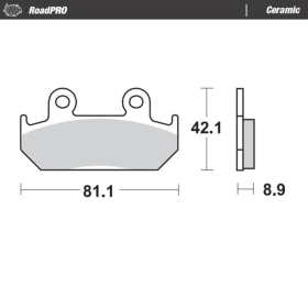 Moto-Master Brakepads Honda