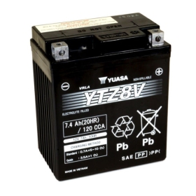 Battery Yuasa YTZ8V 12V 7.4Ah