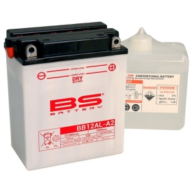 BS BATTERY Battery High performance with Acid Pack - BB12AL-A2 12V 12.6AH