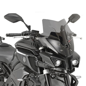 Givi D2129B windshield, smoke, low YAMAHA MT-10 16-21