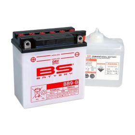 BS BATTERY Battery High performance with Acid Pack BB9-B 12V 9.5AH