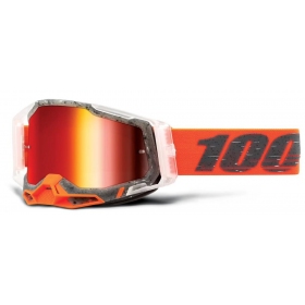 OFF ROAD 100% Racecraft 2 Schrute Goggles (Mirrored Lens)