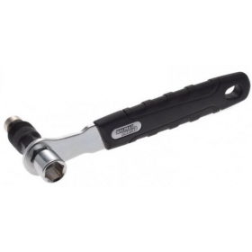Rear sprocket block removal tool with handle