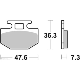 Sbs Brakepads 112CT Carbon Tech Benelli / Honda 