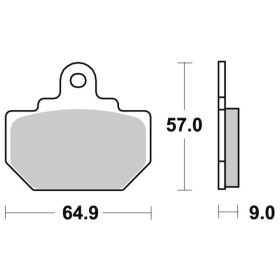 Sbs Brakepads 610LF Ceramic HONDA