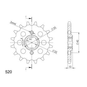 Supersprox / JT Front sprocket 306.15