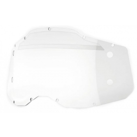 Off Road Goggles 100% Accuri 2 / Strata 2 / Racecraft 2 Forecast Roll-Off Clear Lens