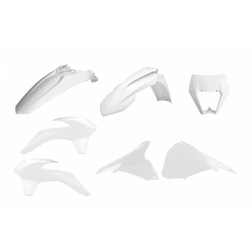 Polisport plastic kit KTM EXC / EXC-F (2014-2016) White