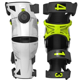 Mobius X8 knee guard white/yellow 