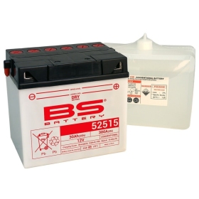 BS BATTERY Battery Conventional with Acid Pack 52515 (B60N30L-A) 12V 30Ah