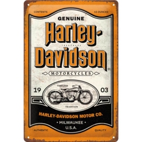 TIN SIGN 20x30 HARLEY-DAVIDSON