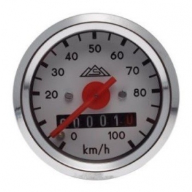 Speedometer SIMSON 100hm/h Chrome