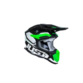 Helmet Just1 J18 F Hexa Green Fluo/White/Titanium 