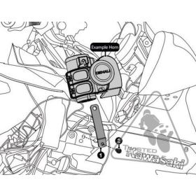 DENALI Soundbomb Horn Mount Kawasaki GTR1400 2008-2022