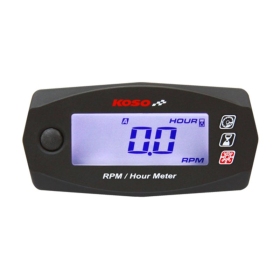 Koso Mini Style universal hours counter and rev counter