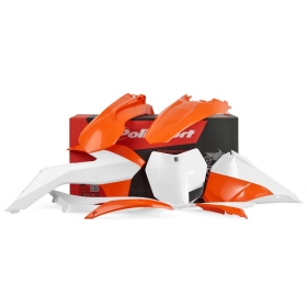 Polisport plastic kit EXC / EXC-F 214-2016 Orange / White