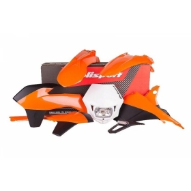 Polisport MMX plastic kit + headlight KTM EXC / EXC-F (2014-2016) Orange