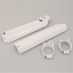 UFO Fork slider protectors Yamaha YZ / YZF / WR white