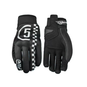 Five Globe Racer Black Gloves