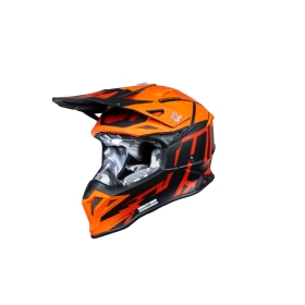 Helmet Just1 J39 Poseidon Fluo Orange/Red/Black