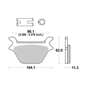 Sbs Brakepads 669LS Sintered HARLEY-DAVIDSON