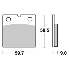  Sbs Brakepads 554HS Sintered BMW