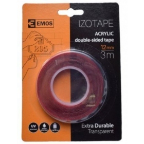 EMOS 12mm/3m DOUBLE SIDED STICKY TAPE 1PC