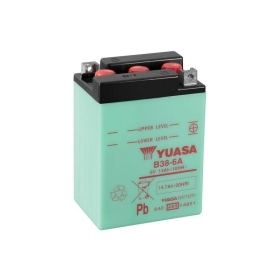 YUASA Battery Conventional without Acid Pack - B38-6A 6V 13.7Ah