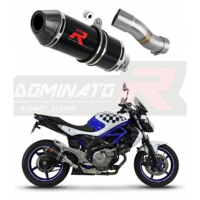 Exhaust silencer Dominator HP3 BLACK SUZUKI SFV 650 GLADIUS 2009 - 2015