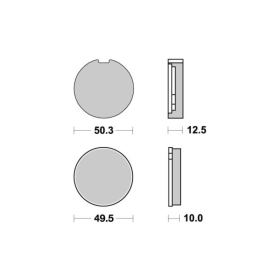 Sbs Brakepads 503HF Ceramic KAWASAKI / SUZUKI