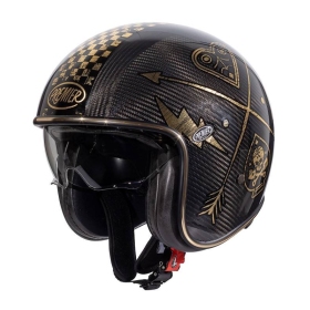 Premier Helmets Vintage Evo Carbon NX Gold Chrom