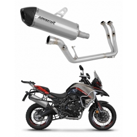 Benelli TRK 702 / TRK 702X 2023 - 2024 Full Exhaust System Collector Silencer Titanium HP7 + dB killer