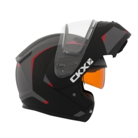 Flip-Up Helmet CKX RSV Control Red (with heated visor)