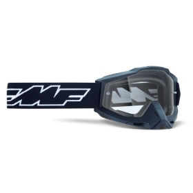 FMF POWERBOMB Goggle Rocket Black - Clear Lens