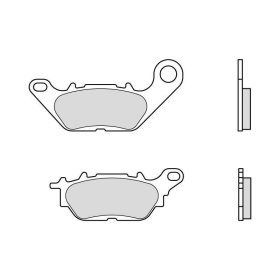 BREMBO Scooter Carbon Ceramic Brake pads YAMAHA N-MAX 125cc 2015-2025