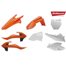 Polisport plastic kit KTM SX / SX-F / XC-F (2016-2018) Orange / White