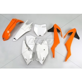 UFO Plastic Kit White KTM 125-500 16-23