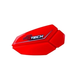 RACETECH Spare R20 handguard replacement plastics for electric bike Neon Red