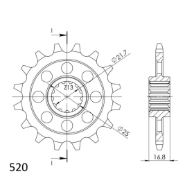 Supersprox Front sprocket 1373.16