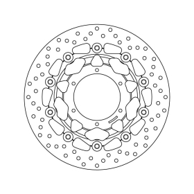 Brembo Serie Oro brakedisc floating Honda CB F / CBR F