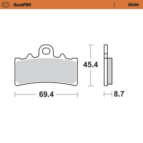 Moto-Master Brakepads Bmw/ Husqvarna/ Ktm