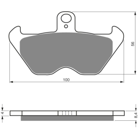 GOLDFREN Brake Pads 117 S3 Bmw