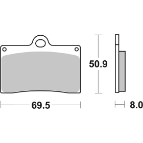 Brembo Brakepads Sintered APRILIA / KAWASAKI / SUZUKI / YAMAHA / HONDA